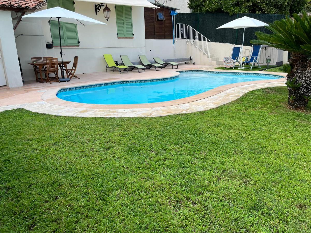 Villa Paradiso, Logement Avec Piscine, Nice Nord 外观 照片